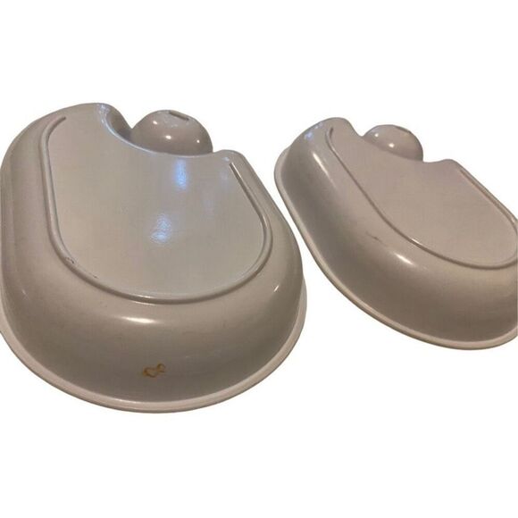 Set Of 6 Toddler Snack Plates Divided Plastic Section Kitchenware Everyday - Picture 3 of 8